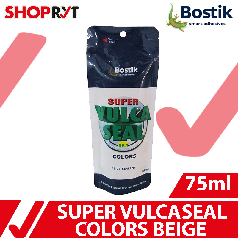 BOSTIK Vulcaseal Elastomeric Waterproofing Sealant 75ml JR Pouch Beige