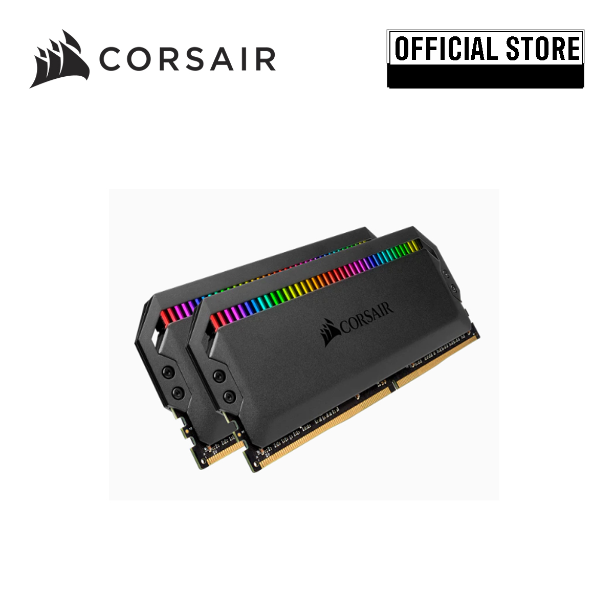 CORSAIR DOMINATOR® PLATINUM RGB 32GB (2 x 16GB) DDR4 DRAM 3600MHz C18 ...