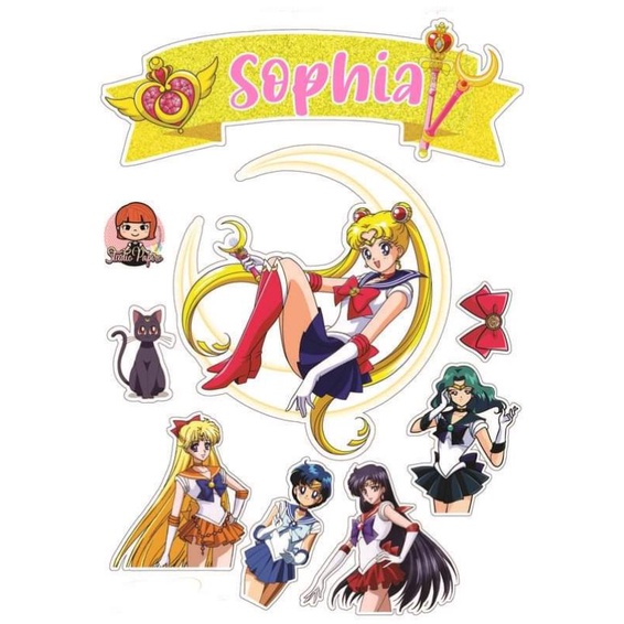 SC SAILOR MOON CAKE TOPPER PRINTABLE | Lazada PH