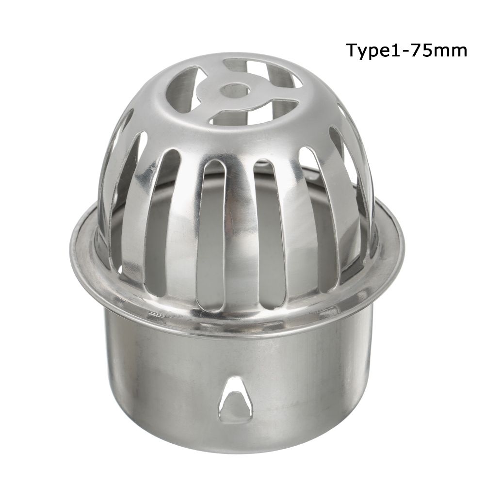 304 Stainless Steel Roof Floor Drain Balcony Antiblocking Drainage Plumbing Filte Lazada PH