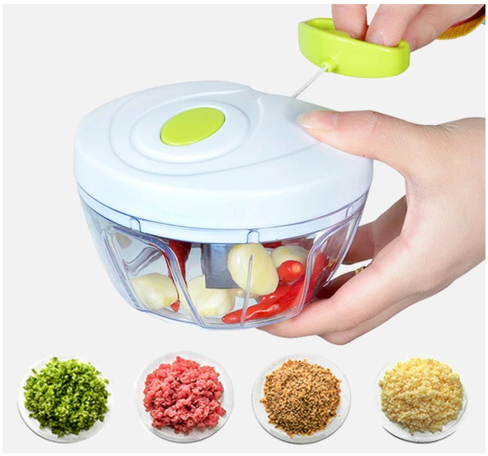 Nicer Dicer Speedy Chopper Manual Food Chopper Processor for Onion