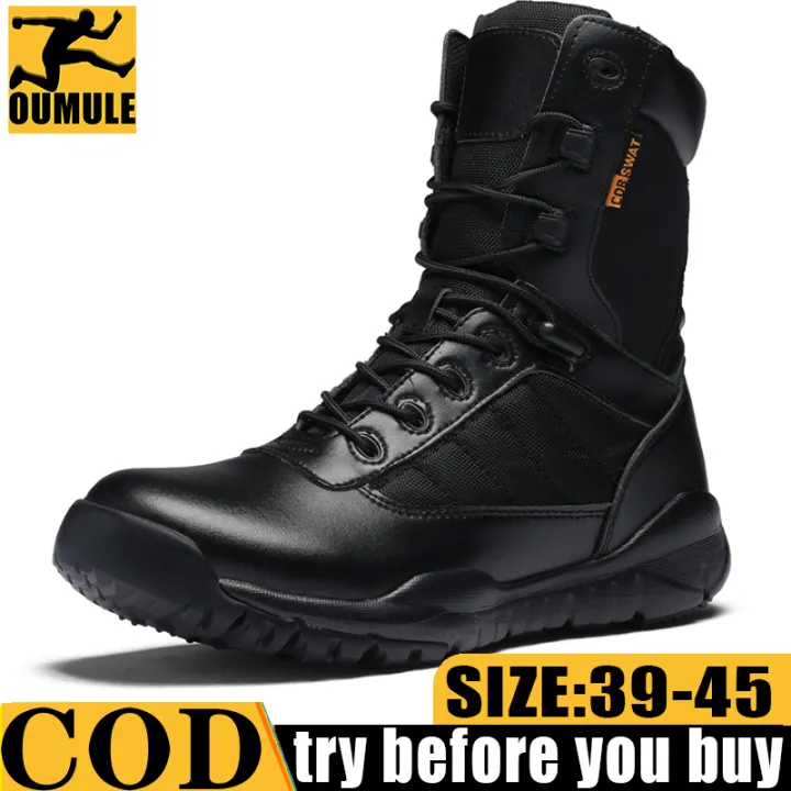 Work boots military Outlet