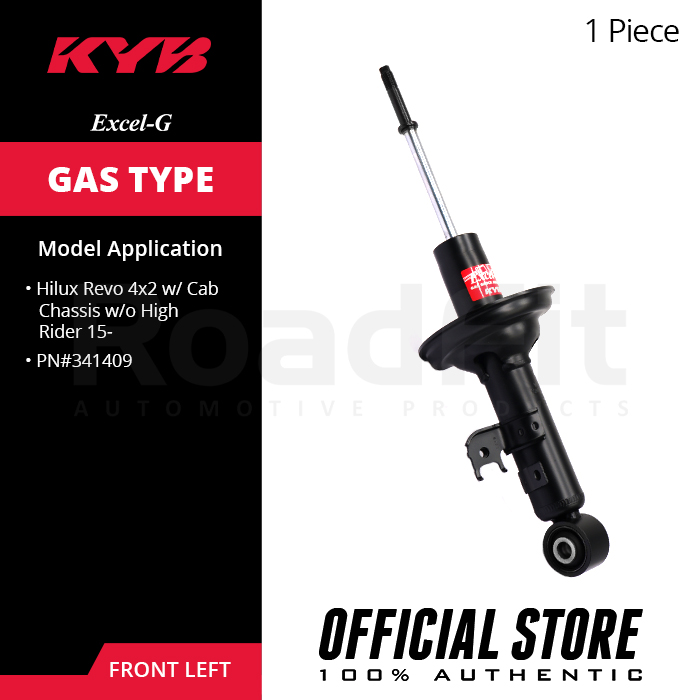 KYB Excel-G Gas Shock Absorbers for Toyota Hilux Revo 4x2 w/ Cab ...