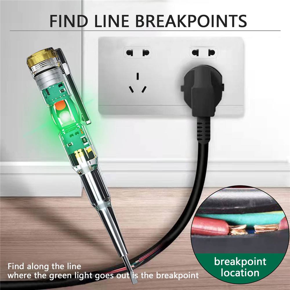 Induction Power Voltage Detector Pen Voltmeter Power Detector ...