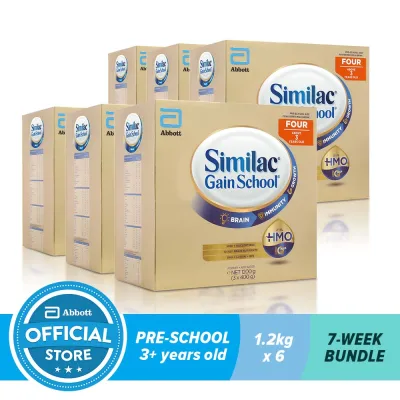 Similac Gainschool HMO 1200G For Kids Above 3 Years Old Bundle of 6