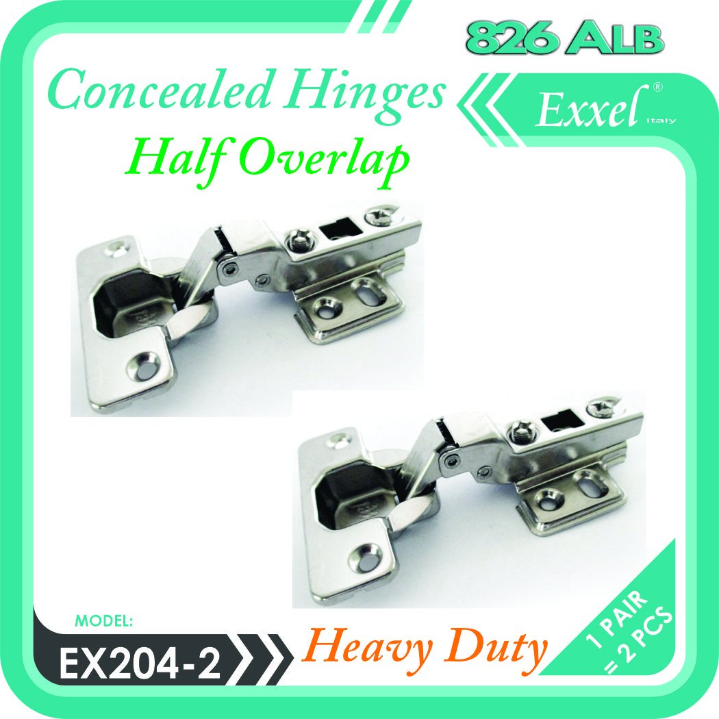 Concealed Hinges Half Over Lap EX2042 2pcs Lazada PH