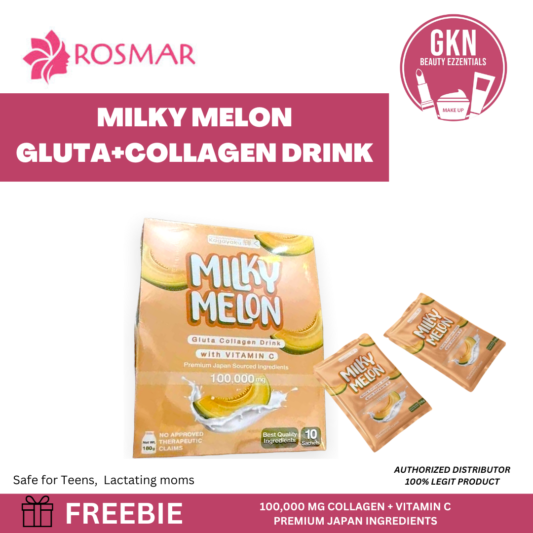 ROSMAR Milky Melon GlutaCollagen Drink with Vitamin C [1 box