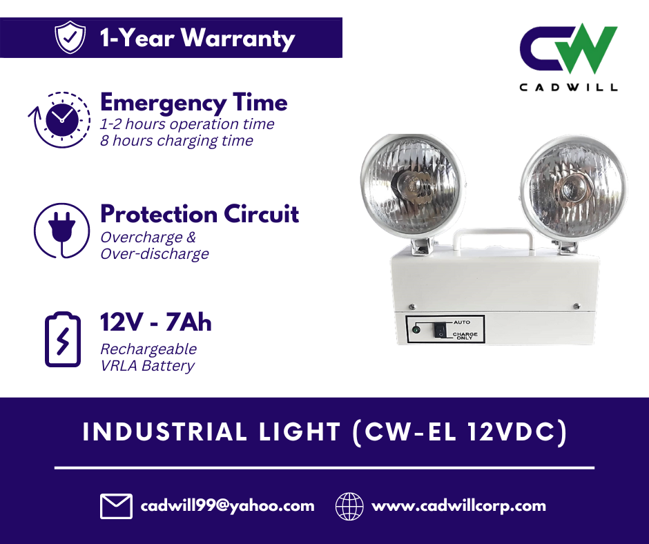 Industrial Emergency Light 12VDC Lazada PH