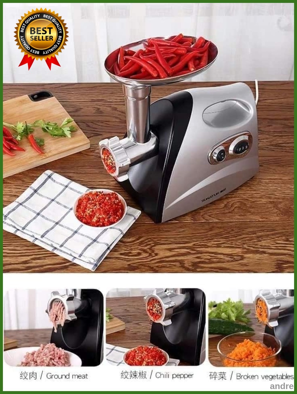 portable meat grinder