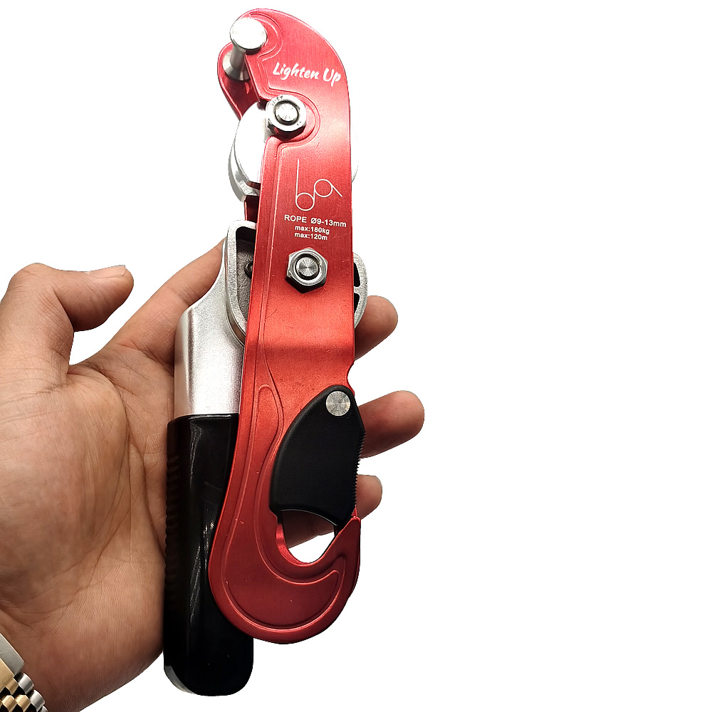 Assisted Rock Climbing Gear Tree Caving Hand Control Descender Rappel