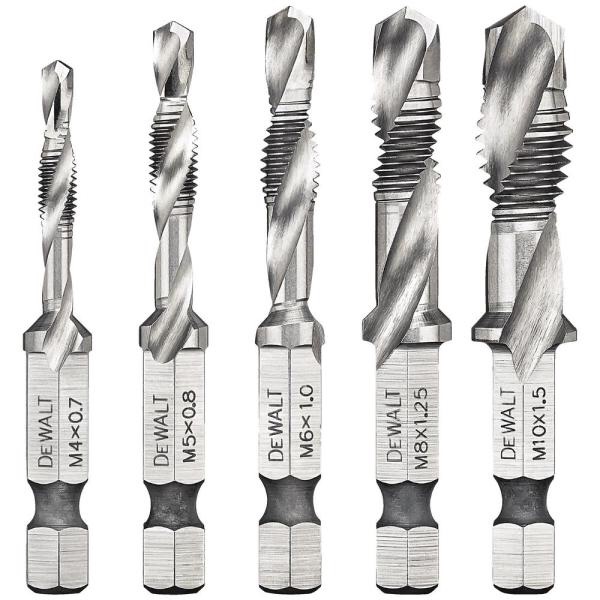 Dewalt MAX Impact Metric Drill Tap Set (5Piece) Lazada PH