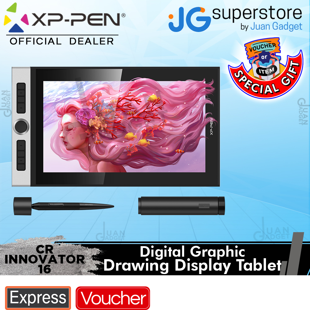 XP-Pen Innovator 16 Anniversary Edition Graphic Display Tablet with 60  Degrees Tilt Function