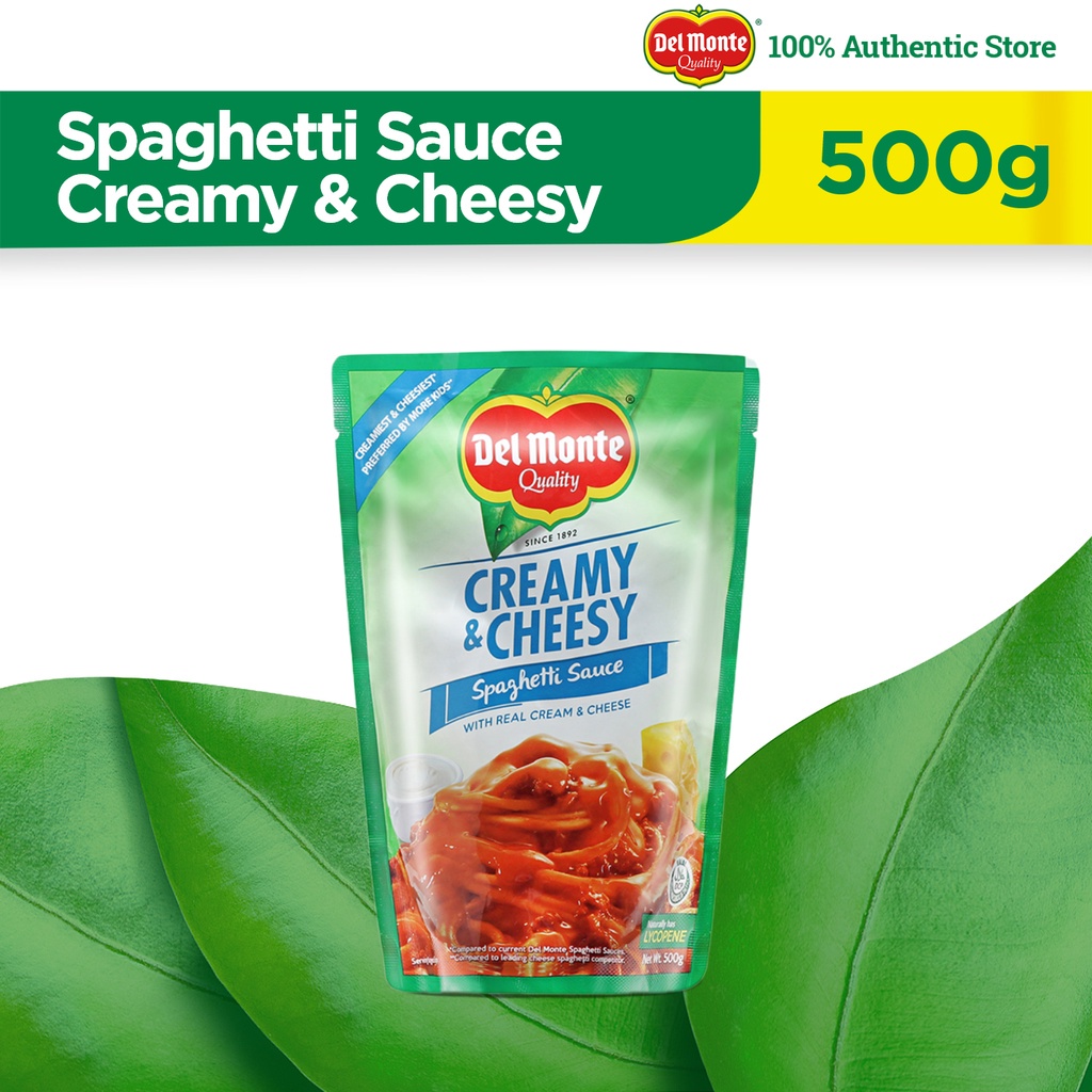 Del Monte Creamy & Cheesy Spaghetti Sauce 500g Lazada PH
