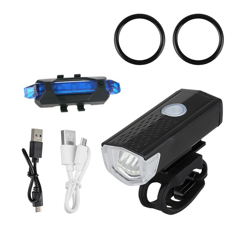 [In Stock] Virwir Bicycle light usb Taillight 5 LED USB Rechargeable tail light COB highlight lamp bead mountain bike tail light bicycle warning light equipment