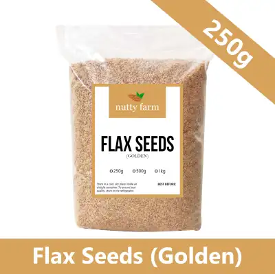 Golden Flax Seeds (250g) by Nutty Farm