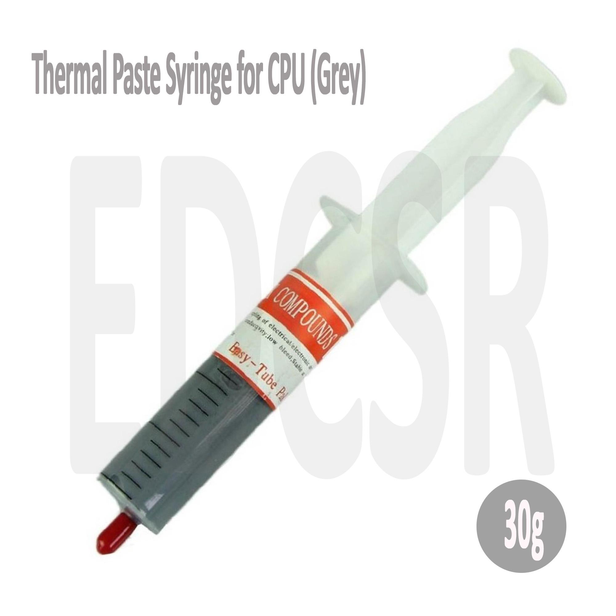 30 Grams Thermal Paste Syringe for CPU (Grey) Lazada PH