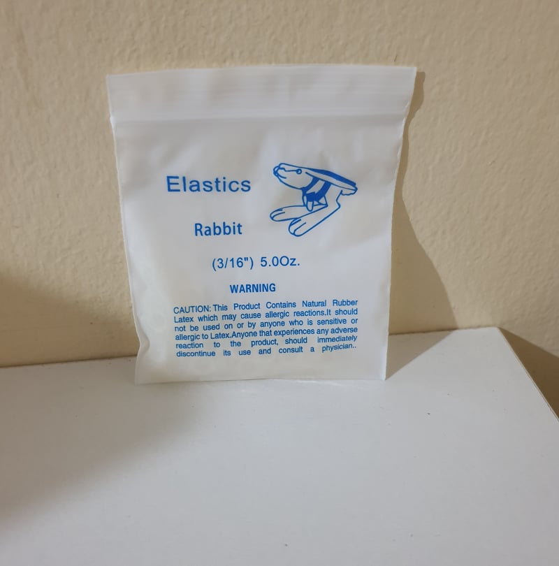 Elastics Rabbit 3/16" 5.0oz 50pcs/pack Lazada PH