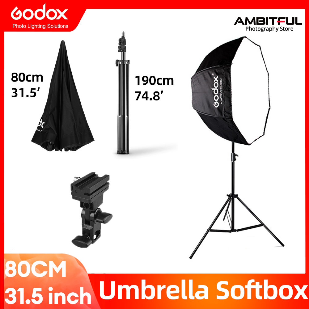 Light Stand Godox 80cm Octagon Umbrella Softbox Godox 80cm Softbox