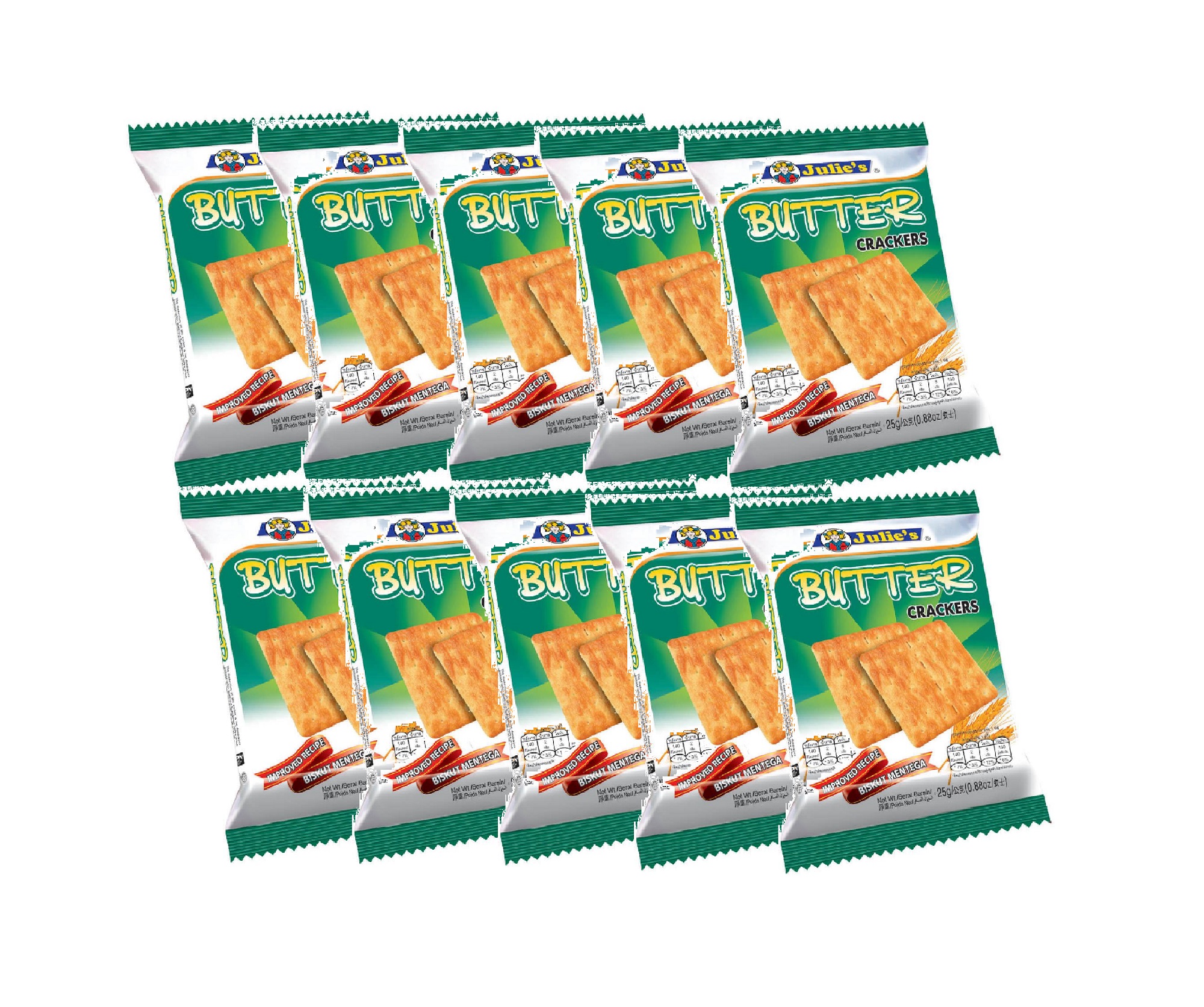 Julie's Butter Crackers 25g 10 pcs Lazada PH