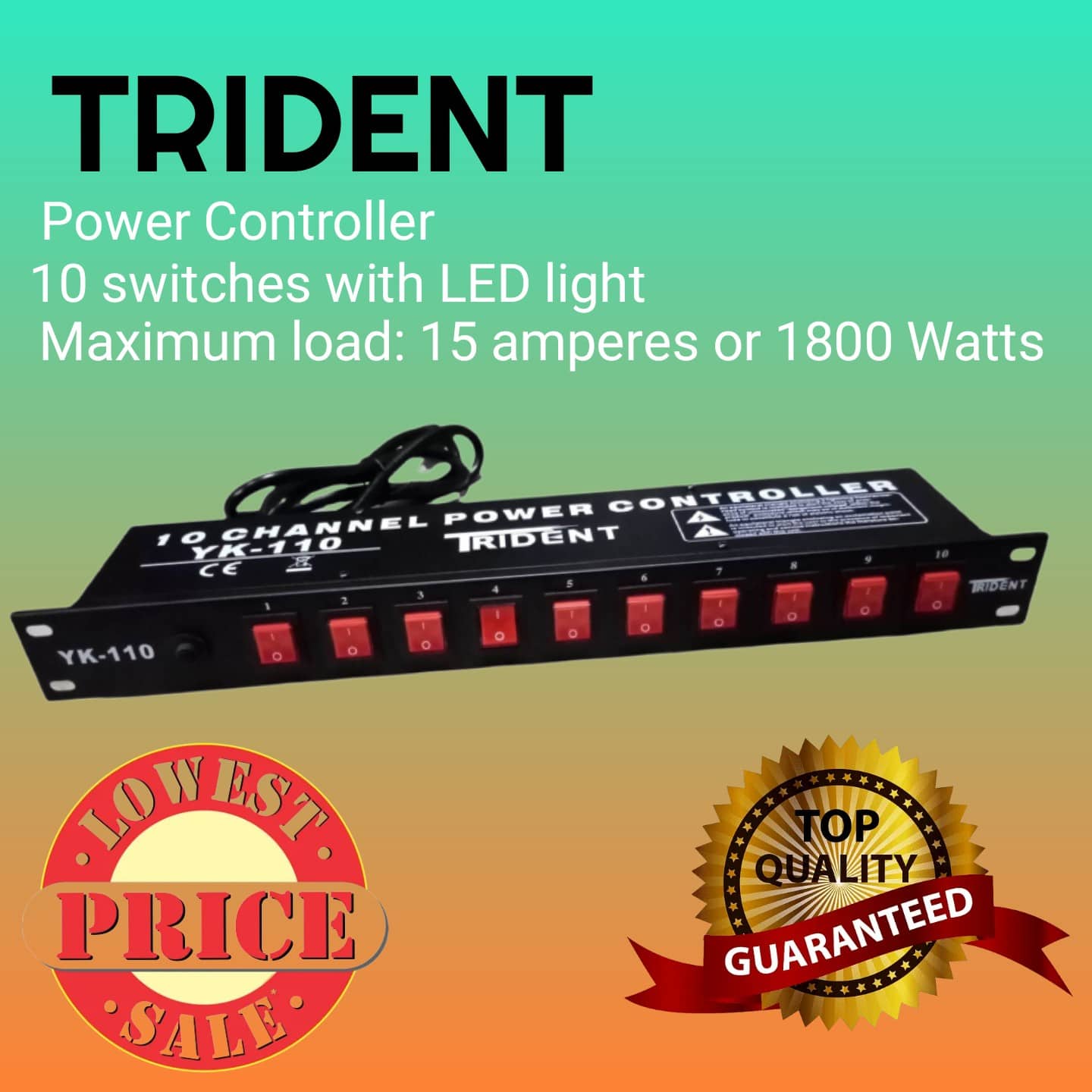 YK110 power controller Trident 10 swtiches Lazada PH