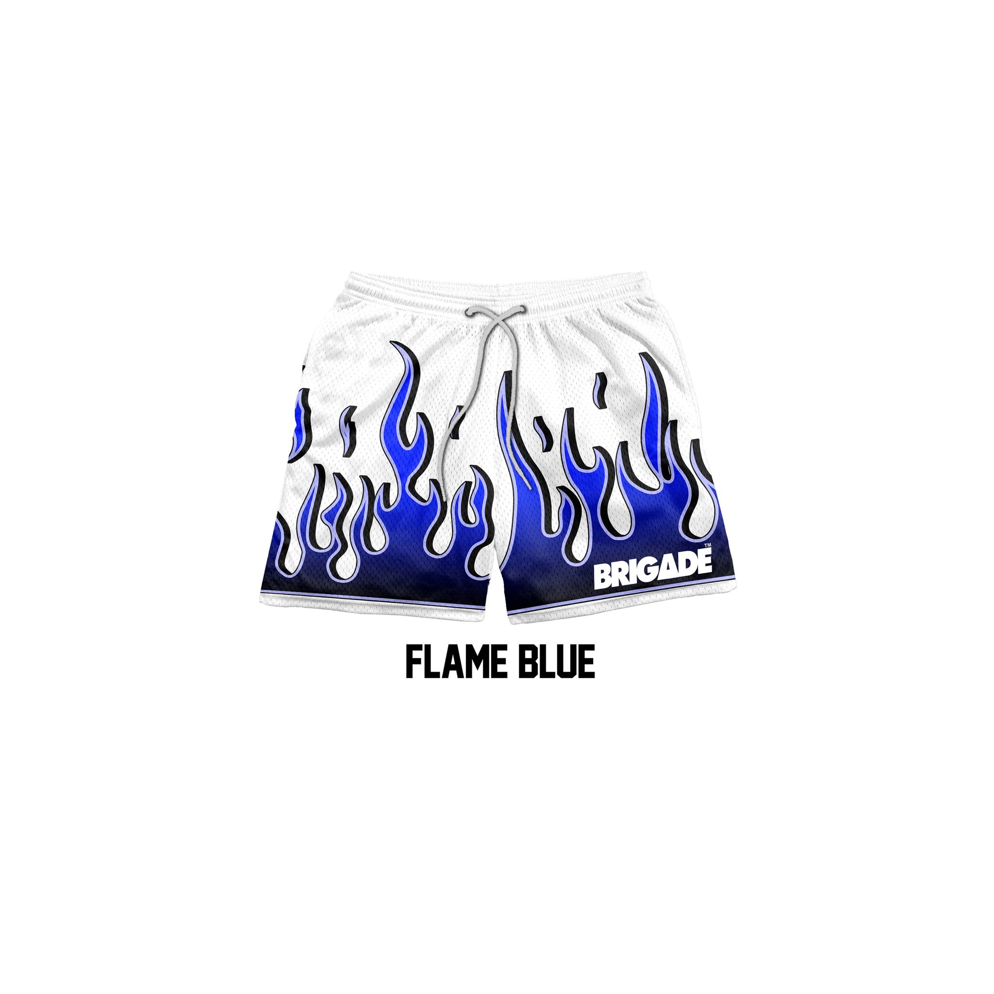 brigade clothing -flame blue mesh short Lazada PH