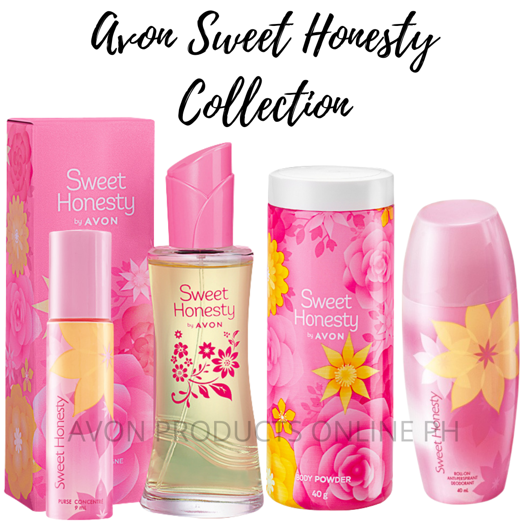 Avon Fragrances Sweet Honesty Perfume Collection. Perfume Spray Powder/  Pocket Edition Roll on Deodorant Lazada PH