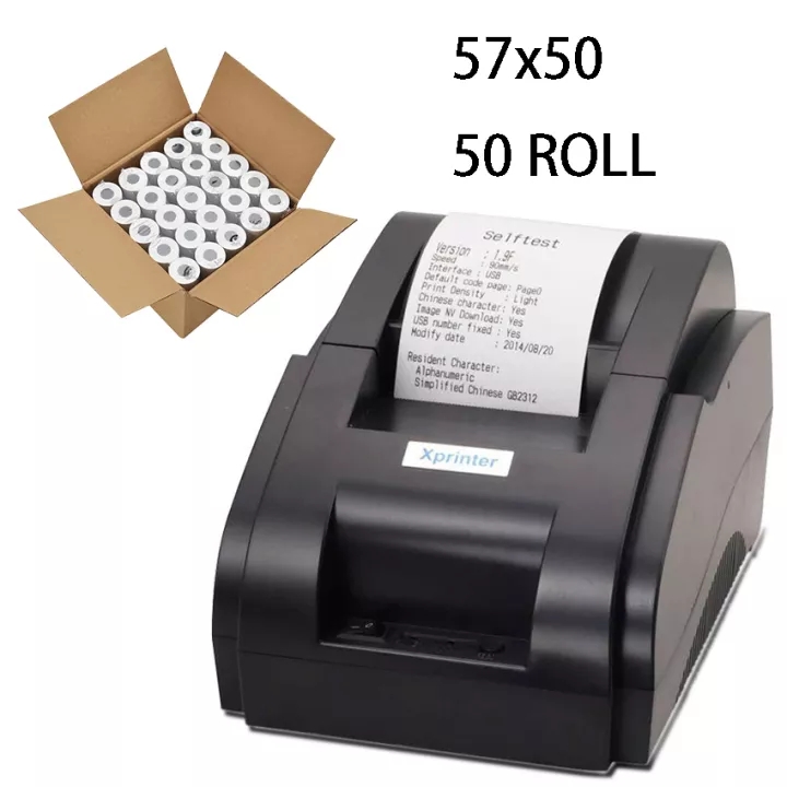 POS 57MM x 50MM Thermal Paper for 58MM Thermal Printer 57 x 50mm