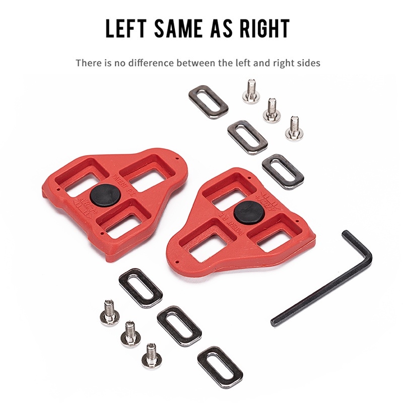 BUCKLOS Cycling Shoe Self Lock Pedal Cleats Road Bike Pedal Cleat LOOK