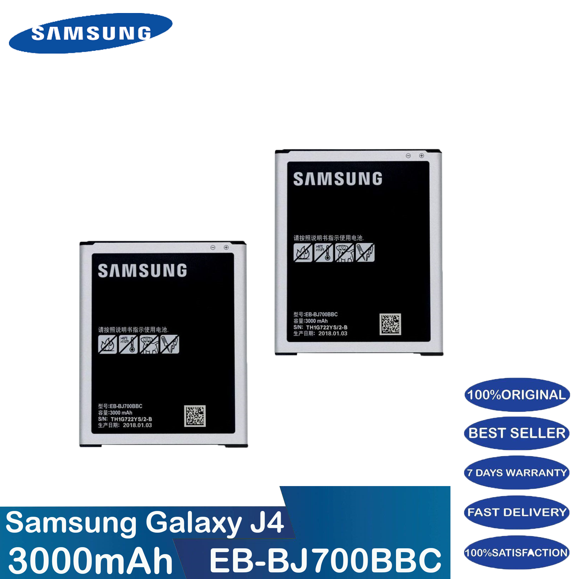 Samsung Galaxy J4 2018 SMJ700 Battery EBBJ700CBE (3000mAh) Original