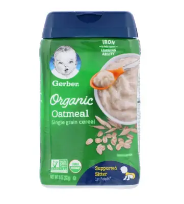 Organic Oatmeal, Single Grain Cereal, 8 oz (227 g) from USA