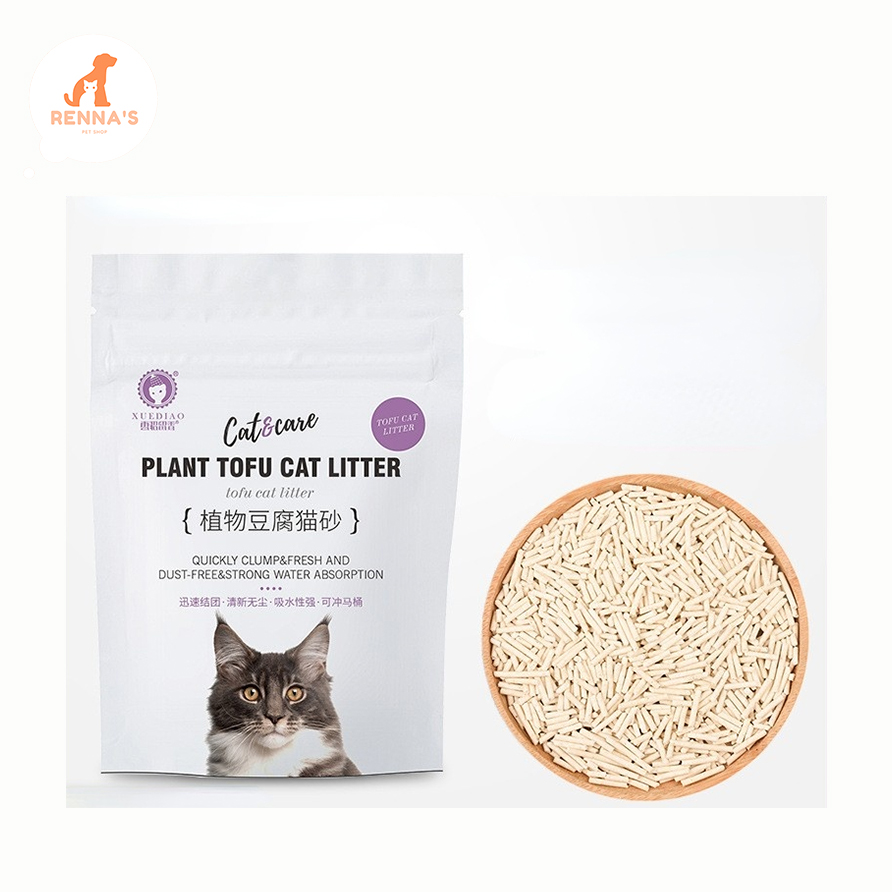 Renna's Cat Litter Sand 1.8kg Milky Tofu Litter Sand For Cat Litter Box