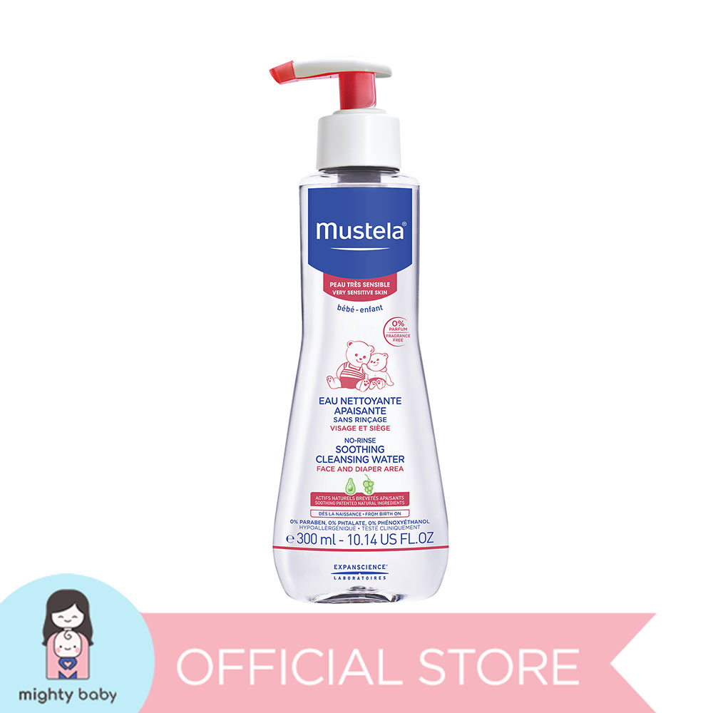 mustela cleansing water sensitive
