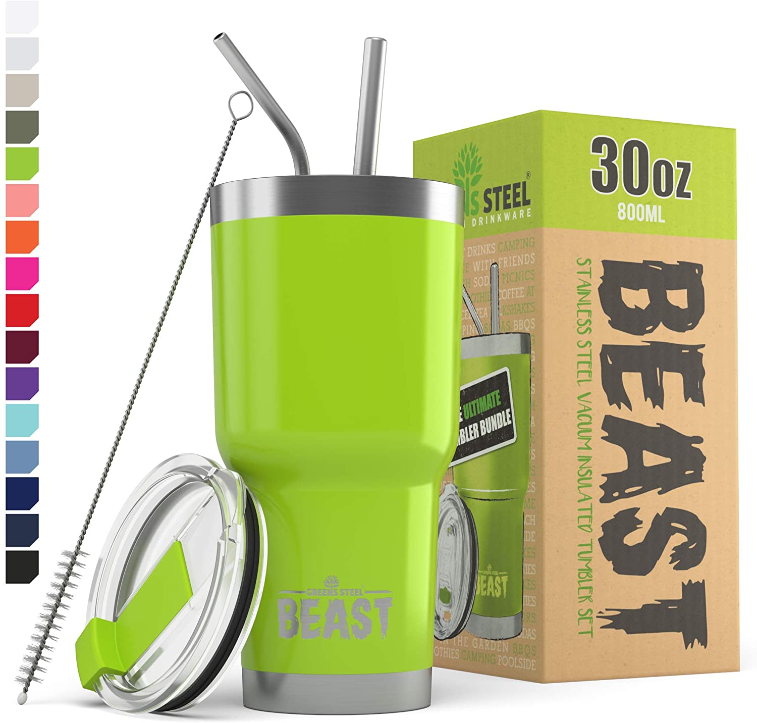 Greens Steel - Our Hot Pink Beast Tumbler 🌟 ' I have used my Greens Steel  BEAST for both hot and cold beverages and it's great at keeping hot drinks  hot, and