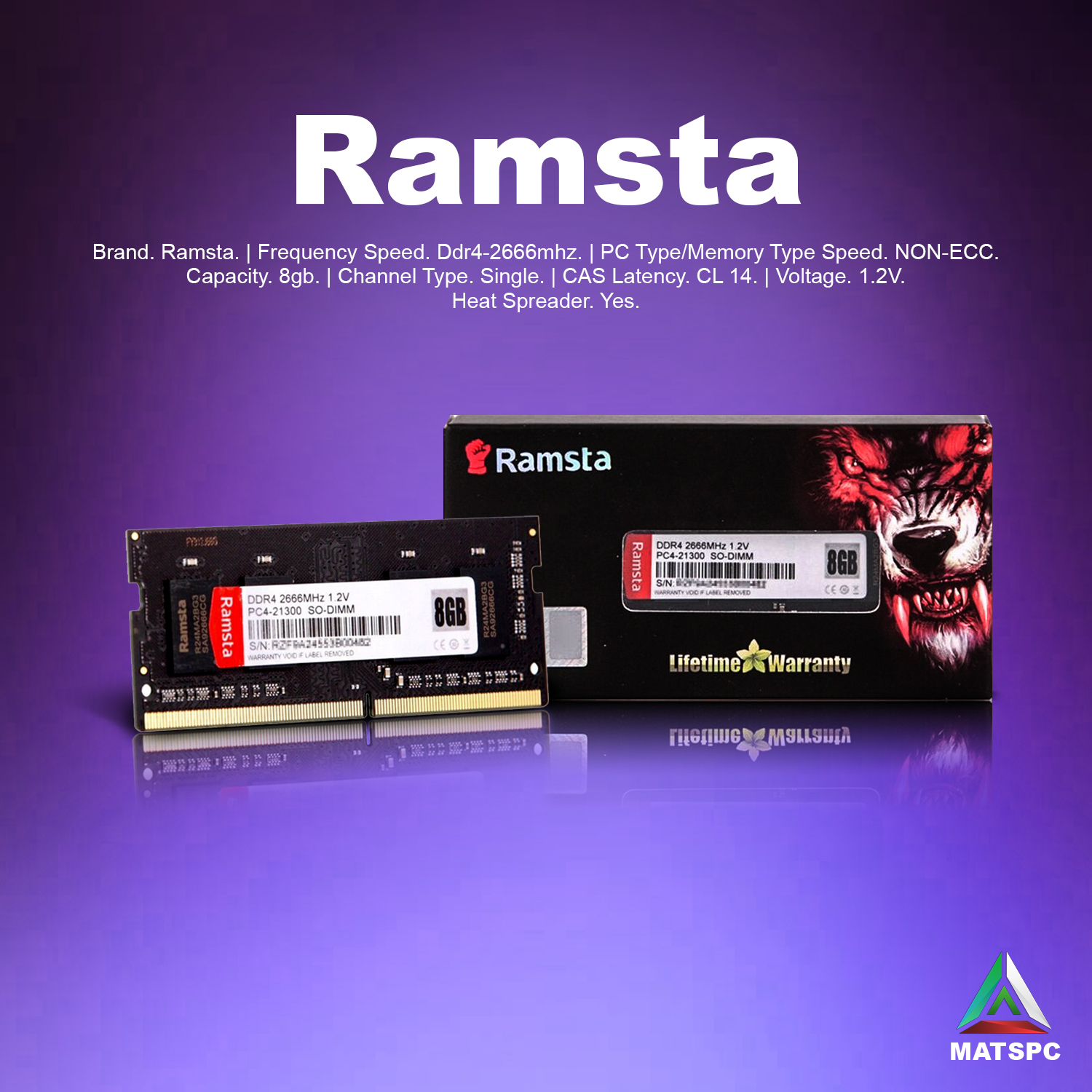 Ramsta 4gb Ramsta 8gb Ddr4 Review RAMSTA 8GB 2666MHz SODIMM LAPTOP