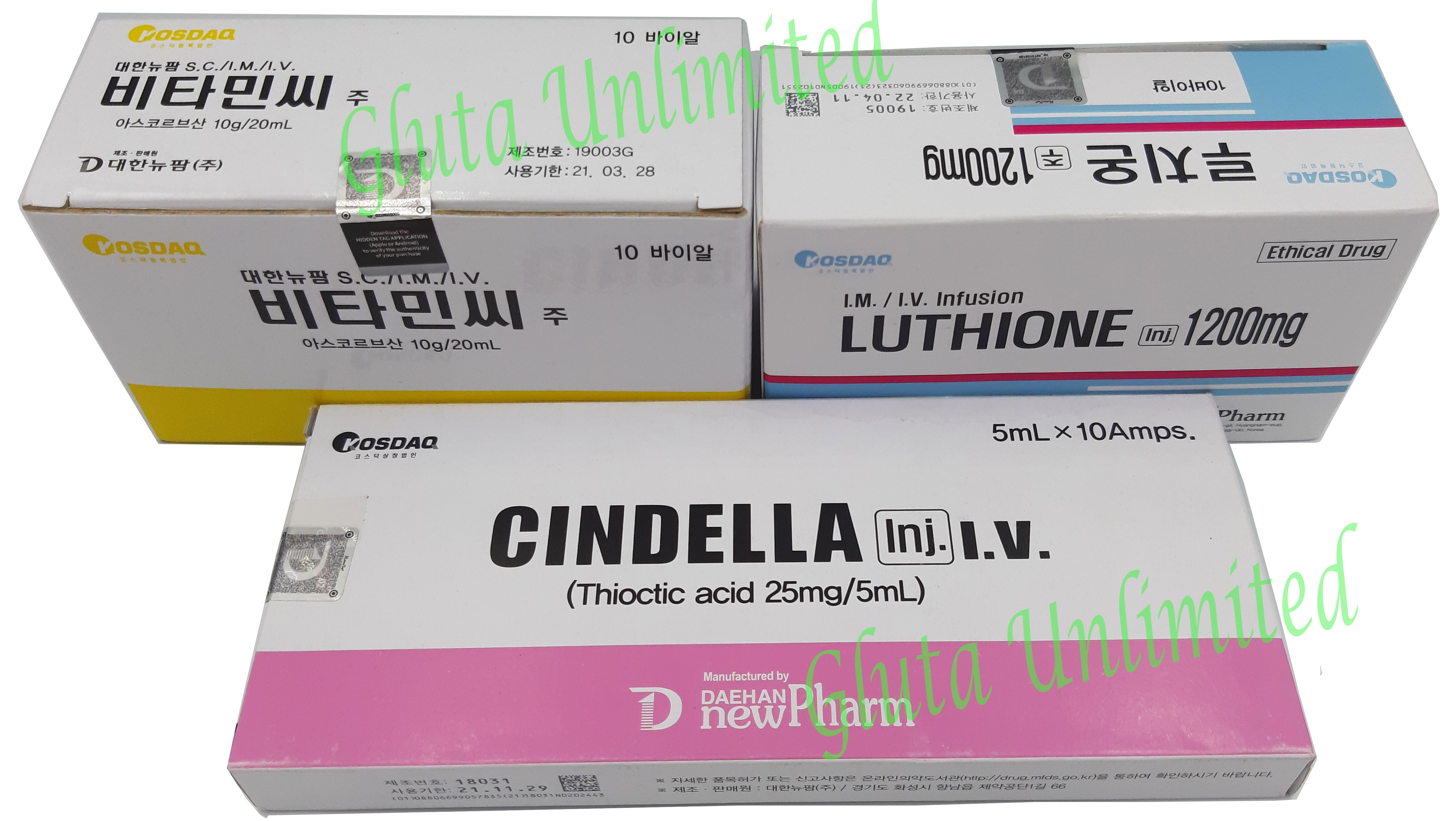 Cindella 1200mg Korea with Complete Drip Set | Lazada PH