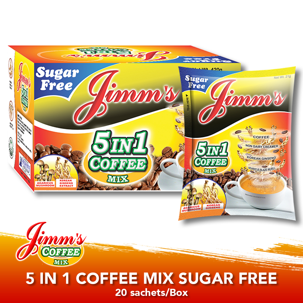 Jimm's Coffee Mix 5 in 1 Sugar Free Lazada PH