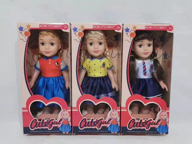 10 inch doll, gift box wrapping, holiday gift, Christmas gift , kids