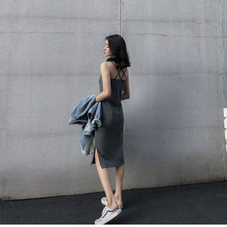 Mid-length Suspender Dress Summer Women's Dress