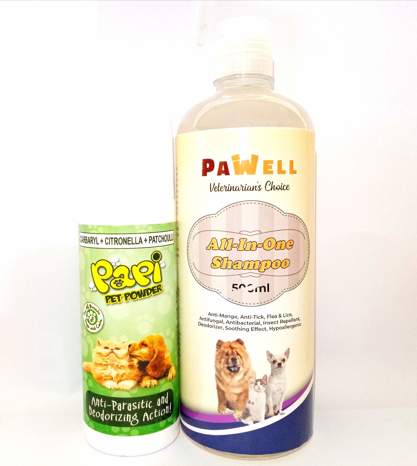 [VET SUPPORT] 1 Papi Pet Powder Anti-Parasitic 100g & 1 Pawell All in ...