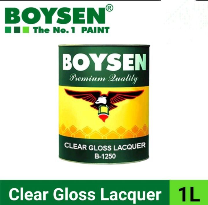 Boysen Clear Gloss Lacquer B1250 Liter / Gallon High Gloss Lacquer Pang ...