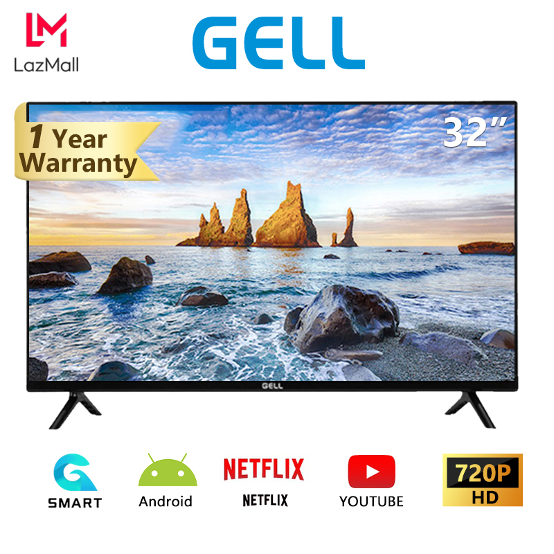 GELL smart tv 32 inch tv flat screen smart tv sale led tv ultra-thin ...