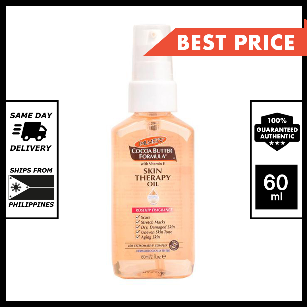 Palmer's Cocoa Butter Formula with Vitamin E Palmers Skin Therapy Oil with Pure Argan Oil for