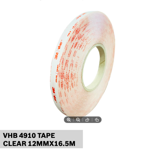 3M 4910 VHB DOUBLE SIDED TAPE 12MM X 16.5 CLEAR Lazada PH