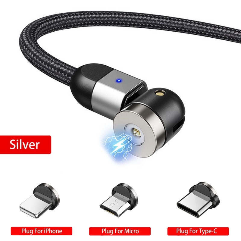 Cable for Fast Charging 540 Degree Rotatable Mobile Phone