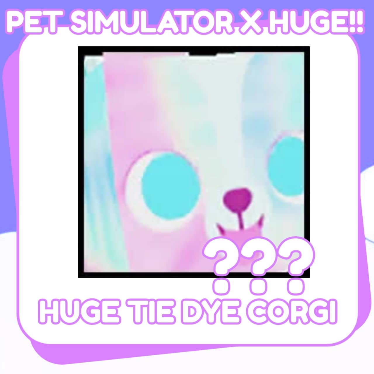 Huge Tiedye Pet Simulator X Lazada PH