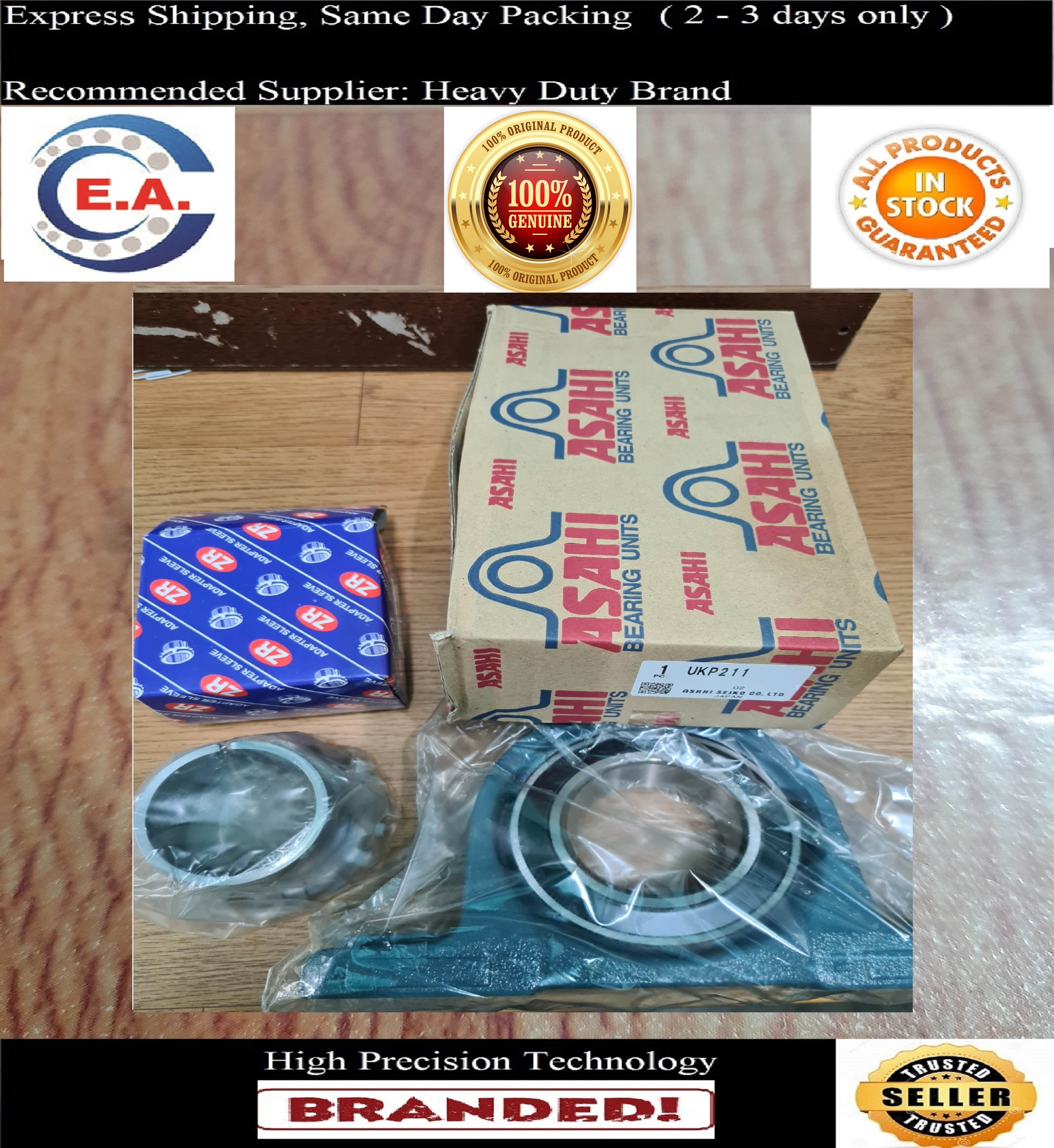 2" or 50mm UKP211 Original Japan Asahi Pillowblock 2" Bearing with