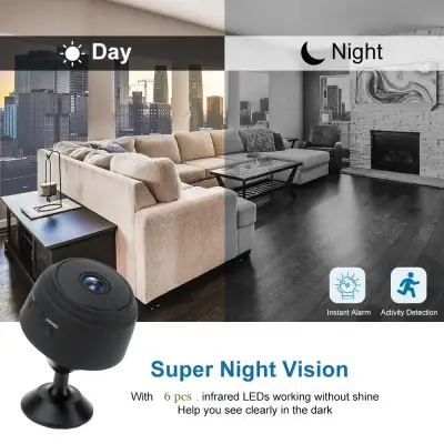 【COD】cctv camera connect to cellphone Security Camera mini camera hidden camera spy camera hidden camera connect to phone monitor wireless wifi camera