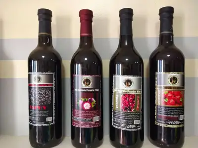 1 x 750ml Mangosteen Wine 14% Alcohol Export Quality by Don Conrado- Made in the Philippines