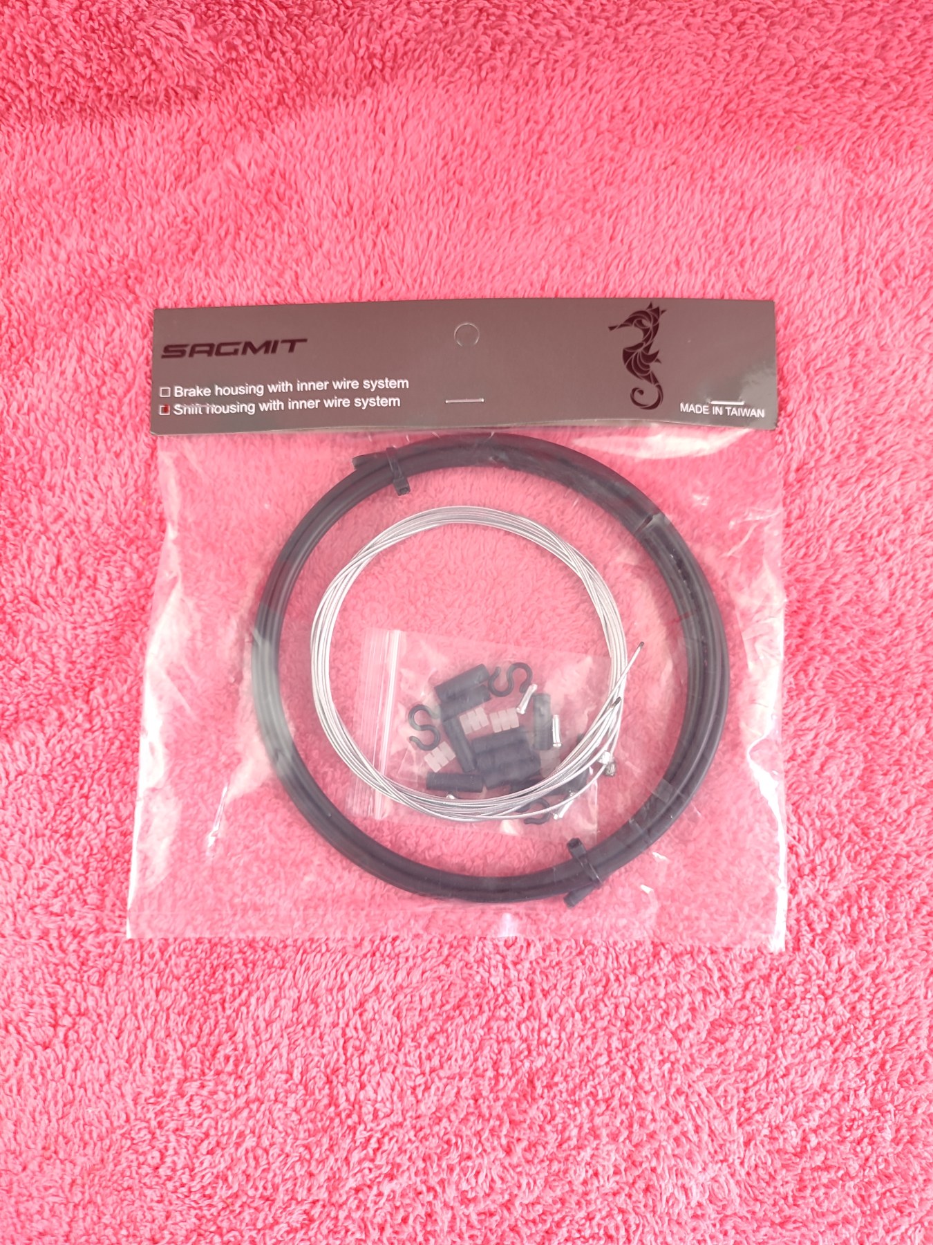 AVIES Sagmit Bicycle Shifter Cable w/ Housing fits Mountain Bike MTB