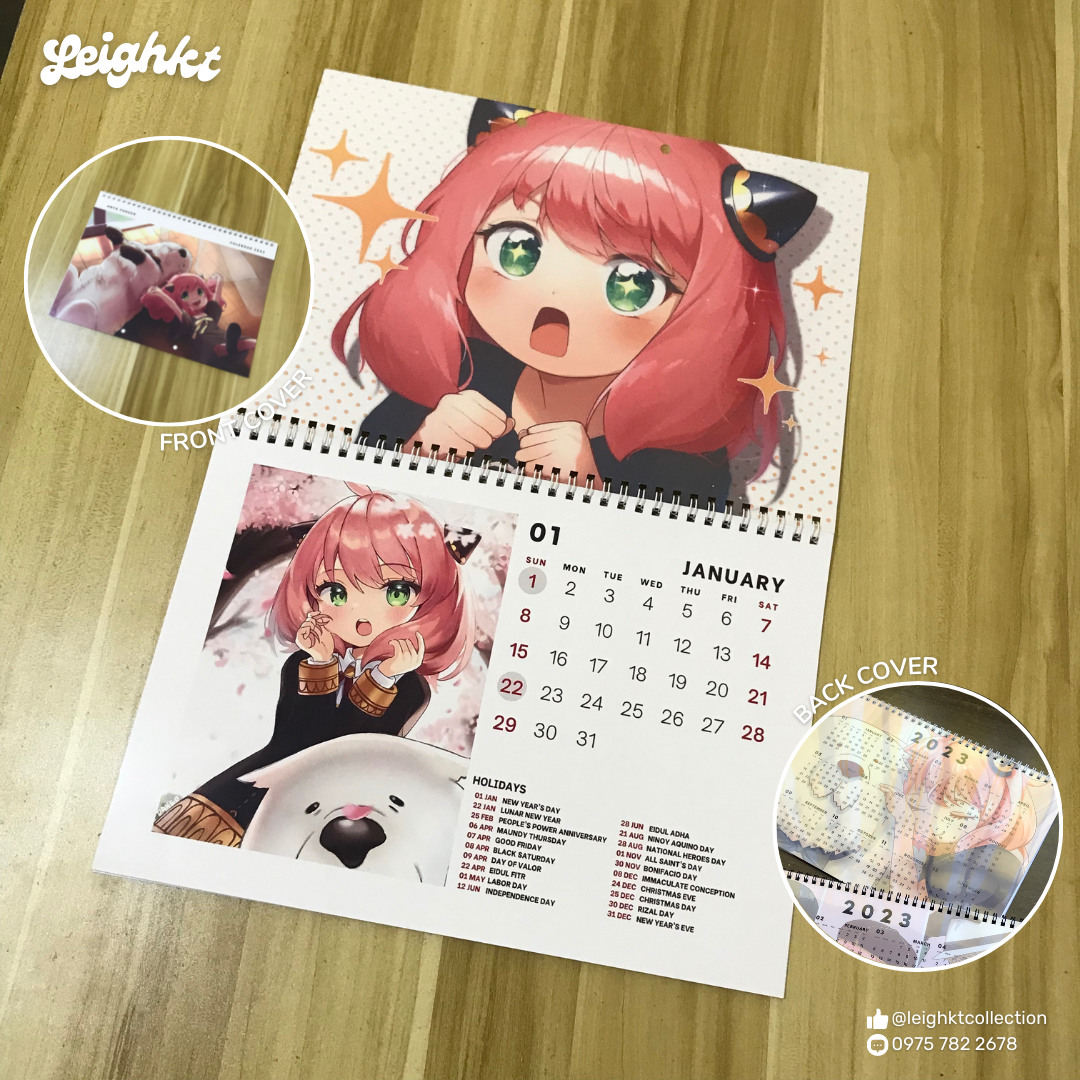 2023 Free Downloadable Anime Calendars  All About Anime and Manga